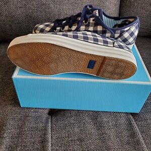 Keds Triple Kick Check Navy size 10 sneakers